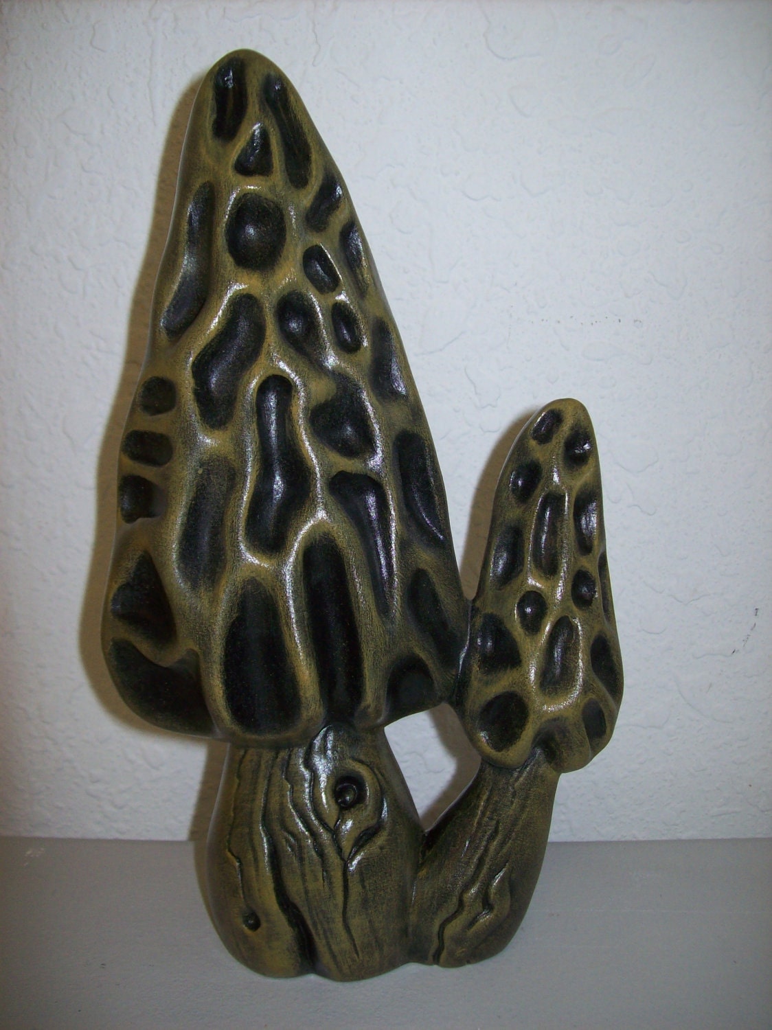 Hand Painted Ceramic Morel Mushrooms