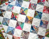 Patchwork Quilt pattern - Perfectly Charming  - Ideal for charm packs - Includes Bonus doll quilt pattern.