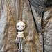 Art Doll Brooch Young Ballerina mixed media collage