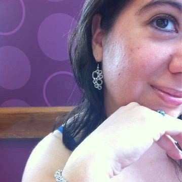 Chainmail - Champagne Bubbles for Kerry Earrings