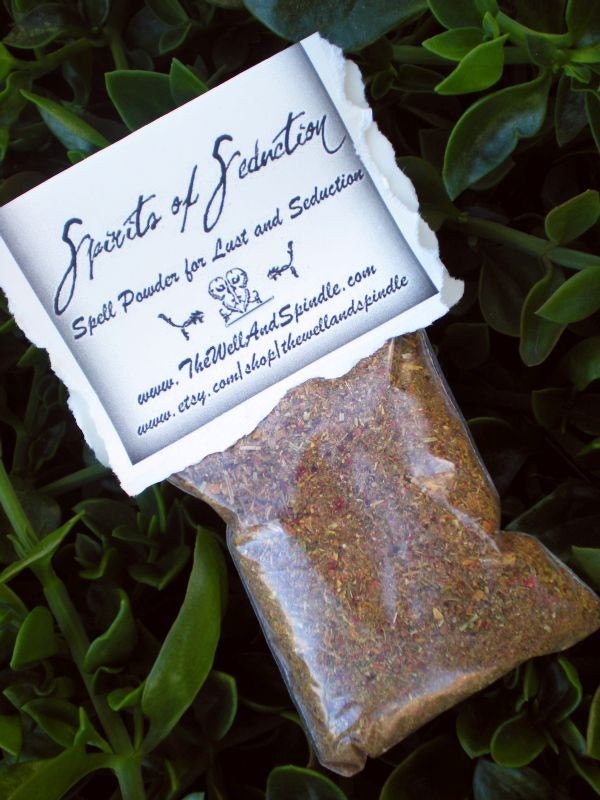 Spirits of Seduction Herbal Incense Spell Powder for LUST and SEDUCTION
