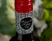 GLAM BLACK & WHITE Printable Wine Neck Bottle Labels Il_170x135