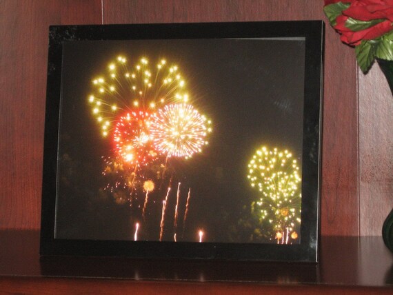 Fireworks Thunder Over Louisville No. 3 Fine Art Photograph Print Metallic