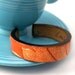 Spiced Pumpkin - Textured Recycled Paper Cuff