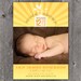 Home Grown - Custom Photo Baby Birth Announcement
