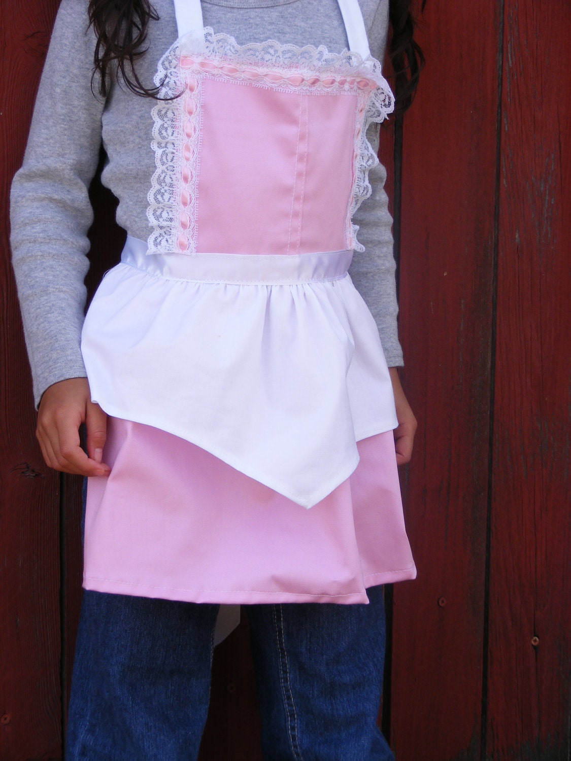 Children's Apron, Sleeping Beauty Apron, Princess Apron