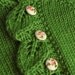 Fabric Buttons - Little Floral - 6 Small Pink Roses on Beige Fabric Covered Buttons