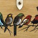 Enid Collins Vintage Purse ... for the birds ..HANDBAG.