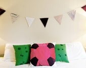 CLEARANCE Purple Decorative Flag Bunting
