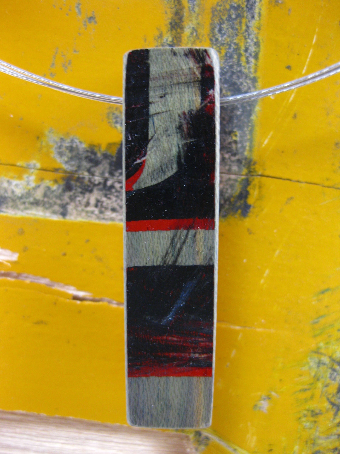 Reclaimed Skateboard Necklace