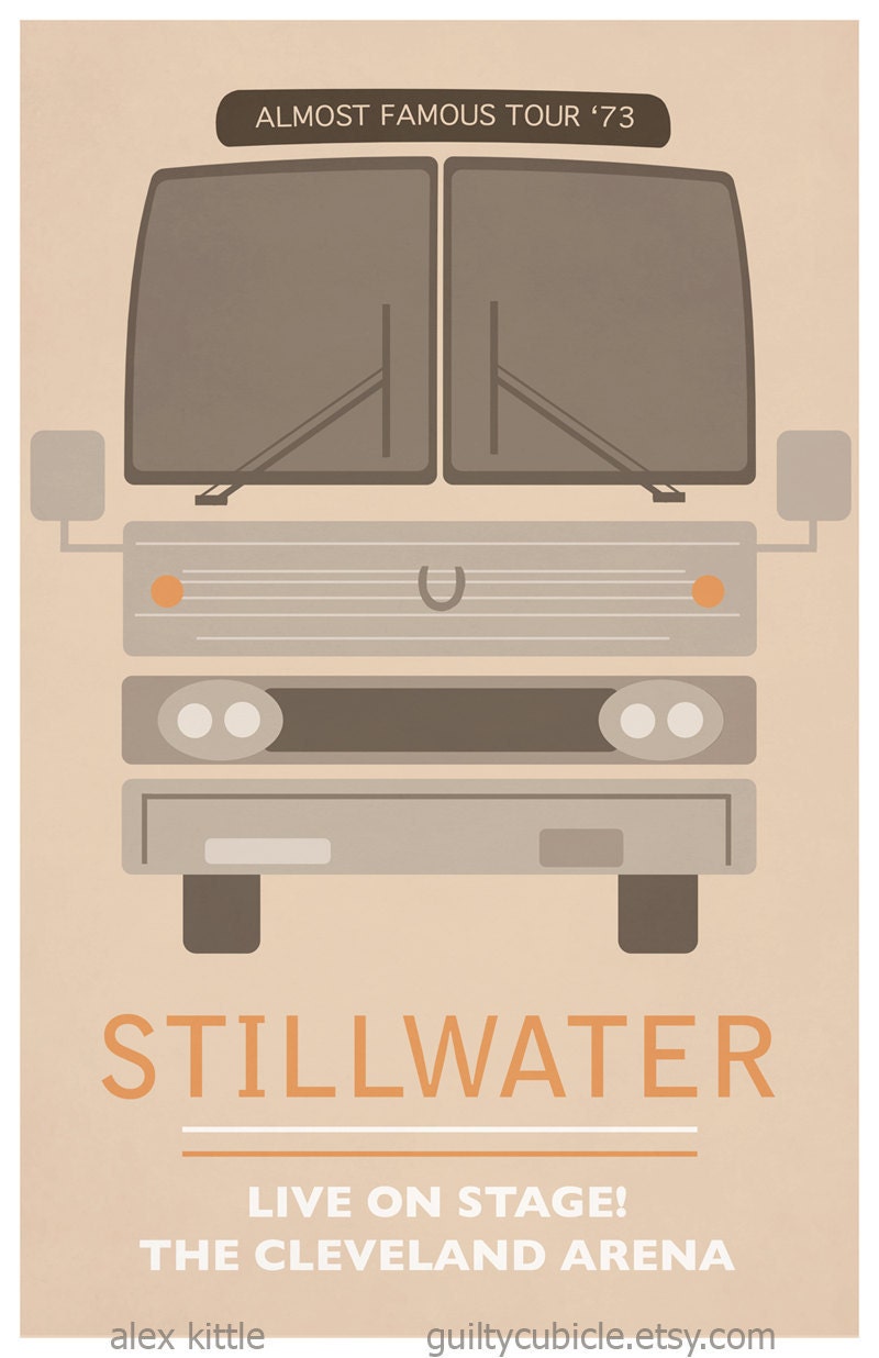 ALMOST FAMOUS Stillwater Gig Poster