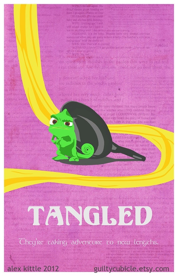 Disney's TANGLED Original Poster Design