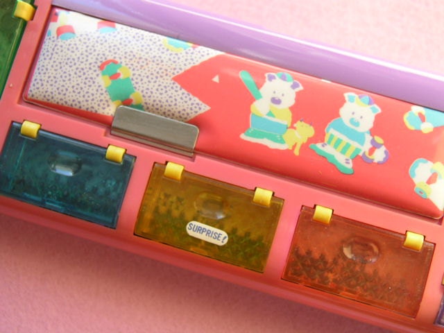 80s Vintage  Flomo Electronic Music Pencilcase