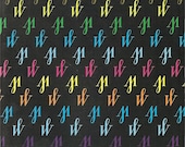 80s Vintage Black Rainbow W 50-sheet-notebook