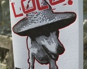 Letterpress Greeting Card - Loco Lily the Dog