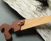 The Wood Saw -  If I Could Saw Wood I Would Saw Wood- (classic wood toy saw )
