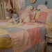 duvet and shams chenille bedspread shabby chic full queen vintage cottage pom pom trim
