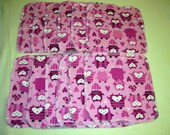 Pink Owls Baby Wipes