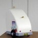 Teardrop Trailer Bird House, Cream and Red, Retro