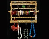 Hanging Combo Earring Necklace Bracelet Storage Holder Display