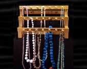 12 Inch Hanging Necklace Holder W/1 Inch Pegs