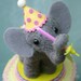 Reserved for OMJORDAN Baby's 1st Birthday Party Elephant