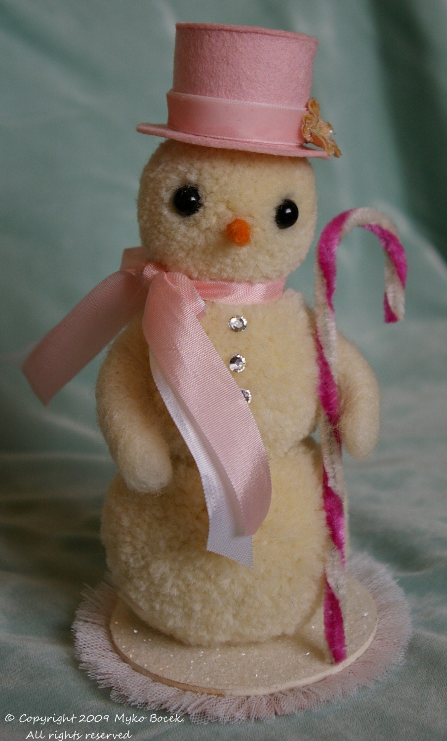 Pink Sugar Snowgirl