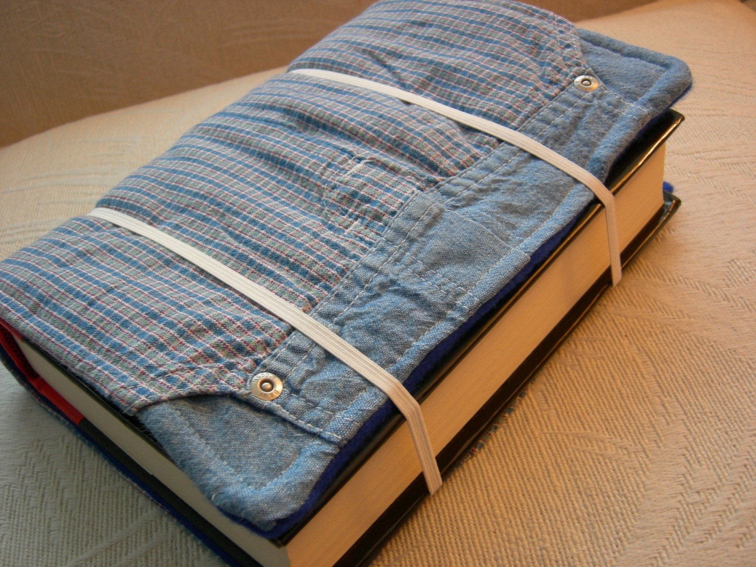 Plaid Twill Book Blanket