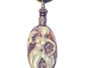 Purple Mermaid Pendant - Jewelry Necklace