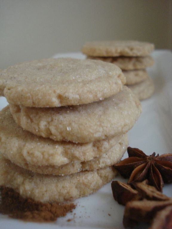 Chai Spice Shortbread Cookies
