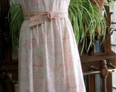 French Tea Print Sundress