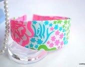2 Inch Lilly Pulitzer fabric Preppy Headband - Lilly Pulitzer pattern