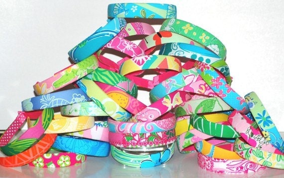 Lilly Pulitzer Fabric Hair Band Headbands- Grab Bag Five Headbands