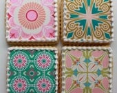 Pattern Cookie Gift Box - Half Dozen (Vanilla) - MADE TO ORDER
