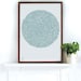 Nest in Sheer Slate - decorative screen print