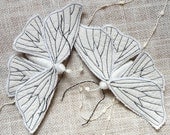 Soft Sculpture  Moth Fabric Ornament - Textile  Lepidoptera - Made to Order