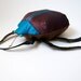 Soft Sculpture Beetle / Silk Cotton / Plum / Coleoptera