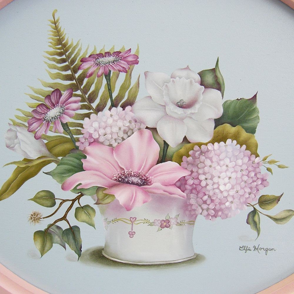Spring Bouquet Floral Framed Painting - FREE SHIPPING