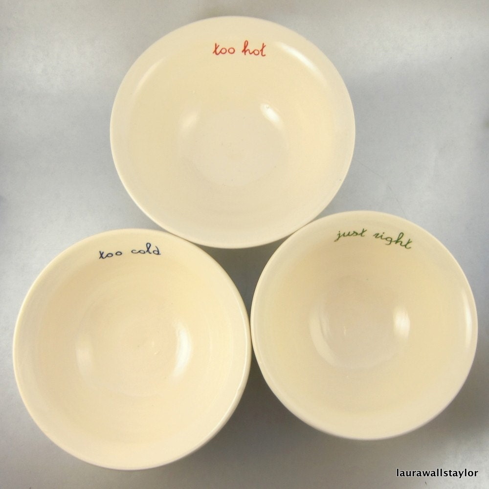 goldilocks bowl set medium