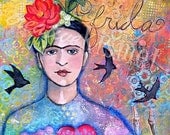 SALE Viva La Frida - Art Print