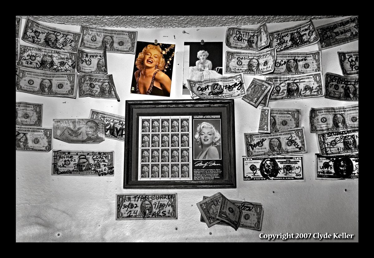 Marilyn Monroe, Double Billed, Clyde Keller Photo, Etsy - Large 16x20 Inch Art Print, Signed