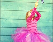The Olivia - Custom Classic Mid Length Boutique Style Tutu - SEWN and Super FULL - your choice of colors and length - for parties, weddings