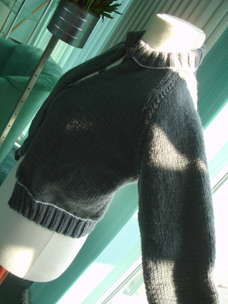 Twilight eclipse inspired grey cardigan - Custom work