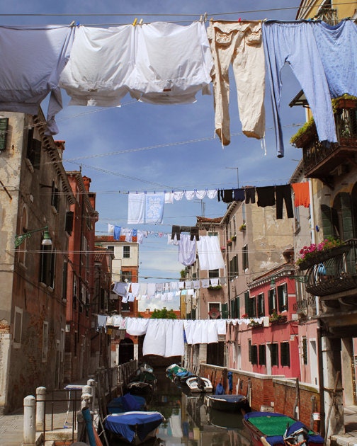 Laundry Day in Venice 8x10 Fine Art Print