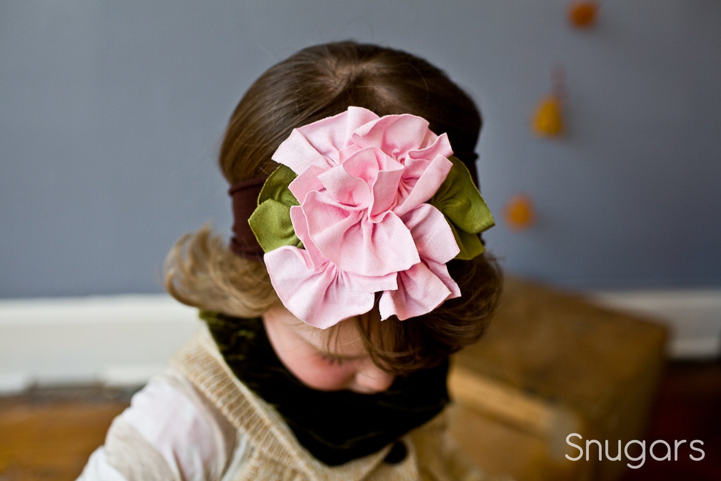 cHoLates and Roses xoxo Headband hair wrap baby infant toddler newborn girl beanie cap