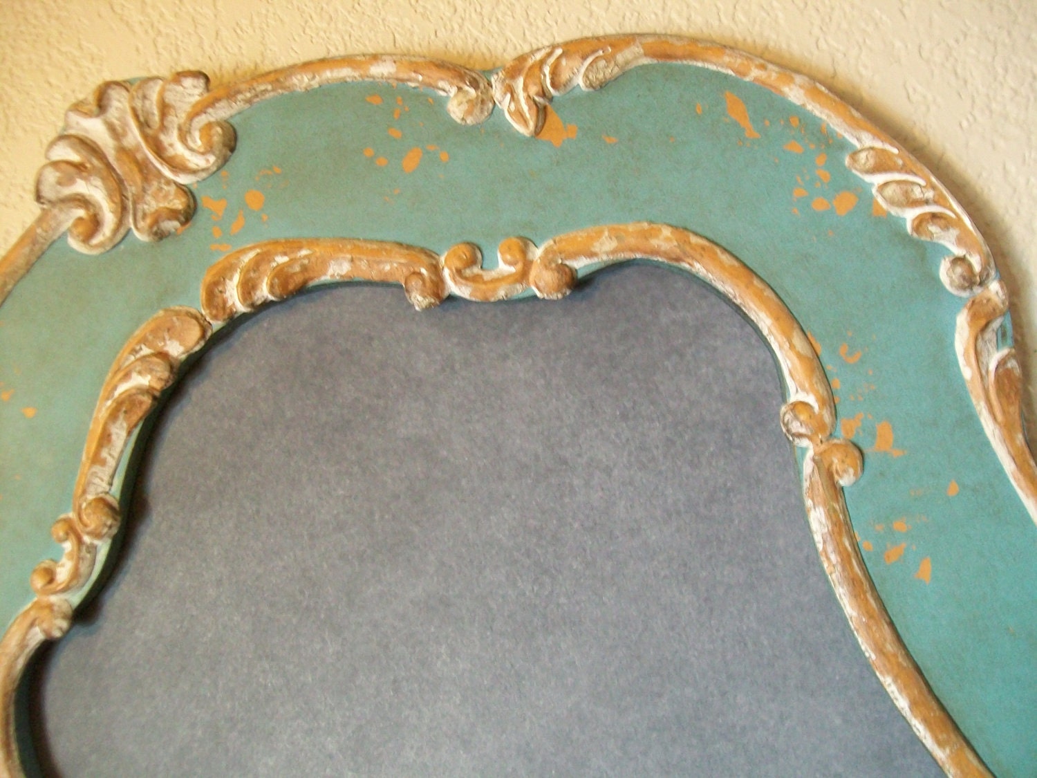VINTAGE BAROQUE ORNATE Framed Chalkboard Magnet Board Cork Board Memo Wedding Menu Board  Kitchen Chalkboard Any Color Teal