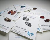 Polymer Clay Buttons, Grab Bag, 4 Miscellaneous Buttons