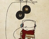 Music Tree  - 5 x 7 Illustration Print
