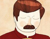 You Had Me At Meat Tornado - 5 x 7 Illustration Print
