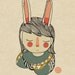 Bunny - 5 x 7 Illustration Print
